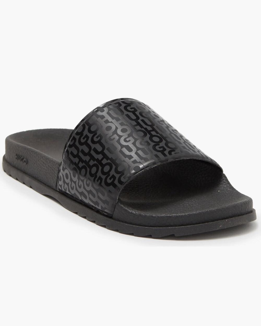 HUGO by Hugo Boss "Timein Black Slides Women’s Size 8